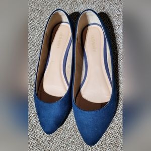 Size 6 Old Navy Ballerina Flats Navy